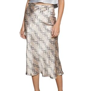 Bec & Bridge Python Slip Skirt